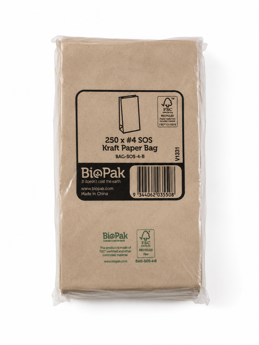 Kraft Paper Bags x 250